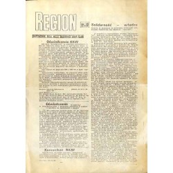 Region. Dwutygodnik RKW NSZZ "Solidarność" Dolny Śląsk. (1988). Nr 19 (25.09.1988)