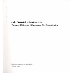 Cd. Nauki chodzenia. Tadeusz Różewicz i Eugeniusz Get Stankiewicz