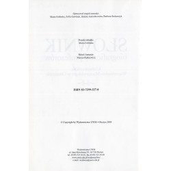 Słownik biograficzny profesorów Uniwersytetu Warmińsko-Mazurskiego w Olsztynie