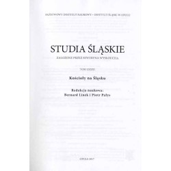 Studia Śląskie. T.81 (2017): Kościoły na Śląsku