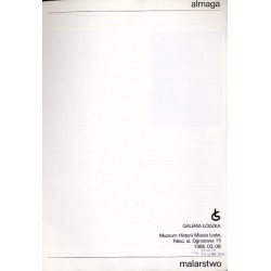 Almaga - malarstwo. Galeria Łódzka, Muzeum Historii Miasta Łodzi, 1985.03.08