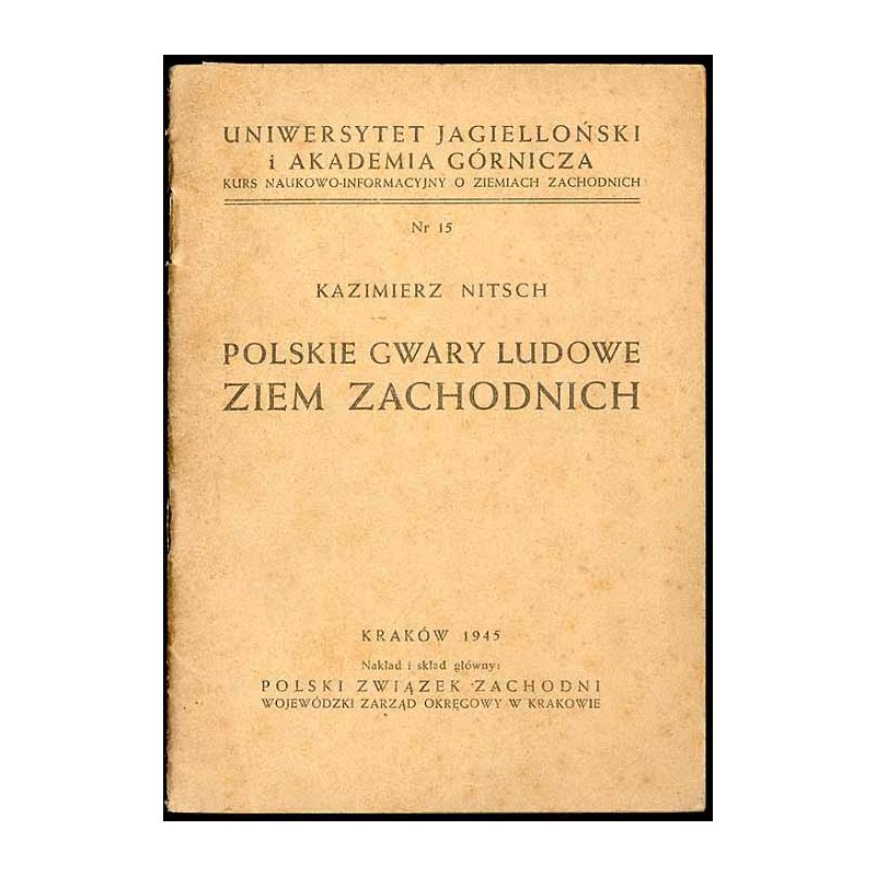 Polskie gwary ludowe Ziem Zachodnich