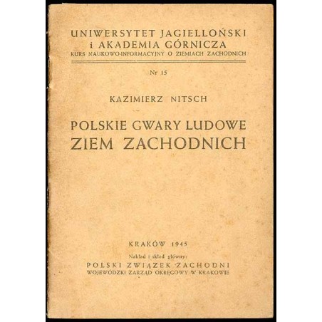 Polskie gwary ludowe Ziem Zachodnich