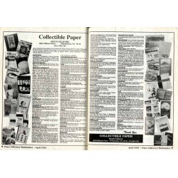 PCM Paper, Collectors' Marketplace. Vol.11 (1993). Nr 4 (April 1993)