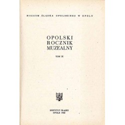 Opolski Rocznik Muzealny. T. 9 (1989)