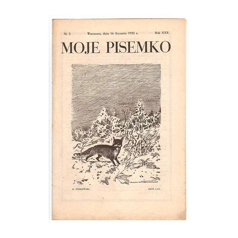 Moje Pisemko. R.30 (1932). Nr 3 (16 stycznia 1932)