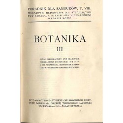 Botanika. 3części