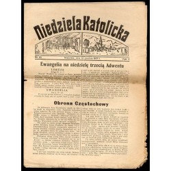 Niedziela Katolicka. R.5 (12 XII 1937) nr 50