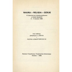 Nauka - Religia - Dzieje. III Seminarium Interdyscyplinarne w Castel Gandolfo 6-9 sierpnia 1984