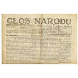 Głos Narodu. R.25 (1917). Nr 106 (5 maja 1917). Wydanie poranne