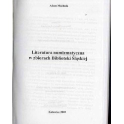 Literatura numizmatyczna w zbiorach Biblioteki Śląskiej