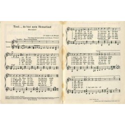 Tirol, du bist mein Heimatland. Marschlied