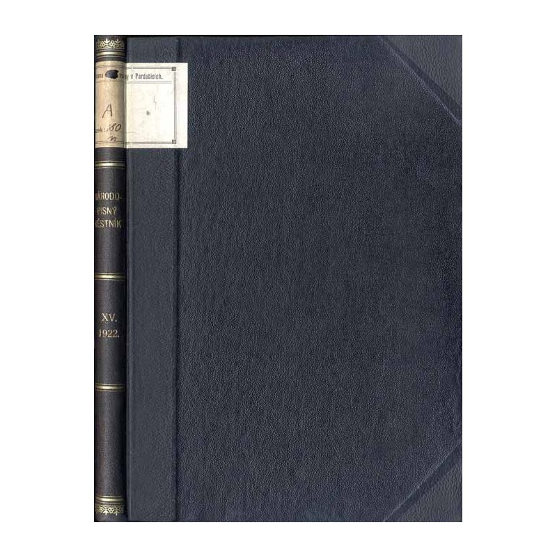 Národopisný Věstník Českoslovanský. R.15 (1922). Sborník prací věnovaných MUDru Jindř. Matiegkovi, ř.v. profesoru české universi