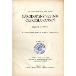 Národopisný Věstník Českoslovanský. R.15 (1922). Sborník prací věnovaných MUDru Jindř. Matiegkovi, ř.v. profesoru české universi