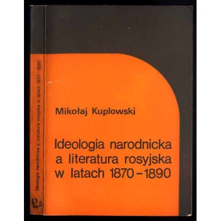 Ideologia narodnicka a literatura rosyjska w latach 1870-1890
