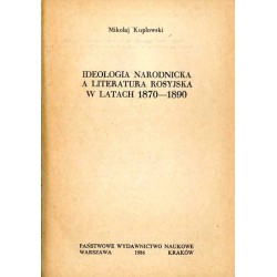 Ideologia narodnicka a literatura rosyjska w latach 1870-1890