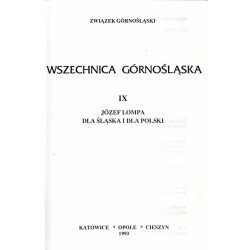 Józef Lompa dla Śląska i dla Polski