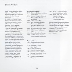 Joanna Wierusz. Obrazy nie nazwane. Tableaux innommés. Galeria Kordegarda Warszawa grudzień 1996 - styczeń 1997, Muzeum Narodowe