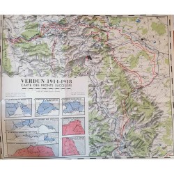 Verdun. Histoire des combats qui se sont livrés de 1914 à 1918, sur les deux rives de la Meuse