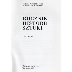 Rocznik Historii Sztuki. T.33 (2008)