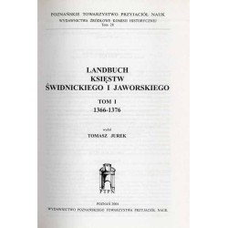 Landbuch księstw świdnickiego i jaworskiego. T.1: 1366-1376