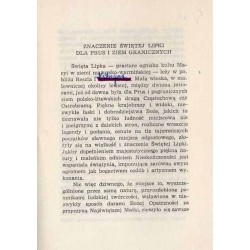 Święta Lipka (Linda Mariana) ośrodek polskiego życia religijnego na Mazurach