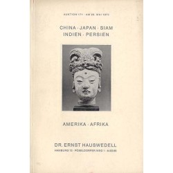 Antiquariatskatalog. Auktion 171: China. Japan. Siam. Indien. Persien. Amerika. Afrika. Auktion 171