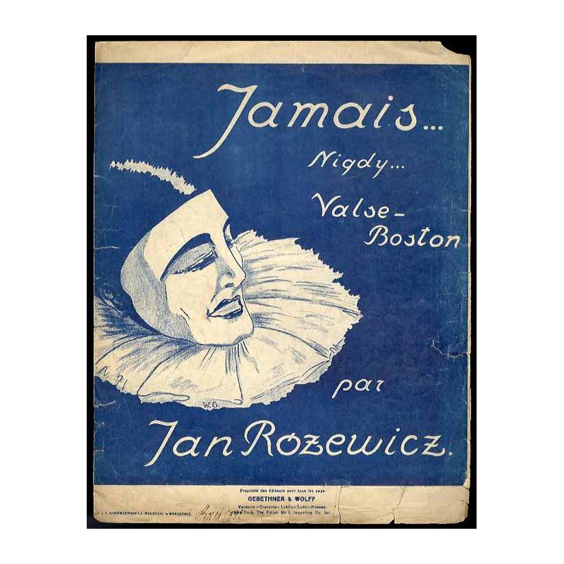 "Jamais" (Nigdy). Walc Boston. Op. 59