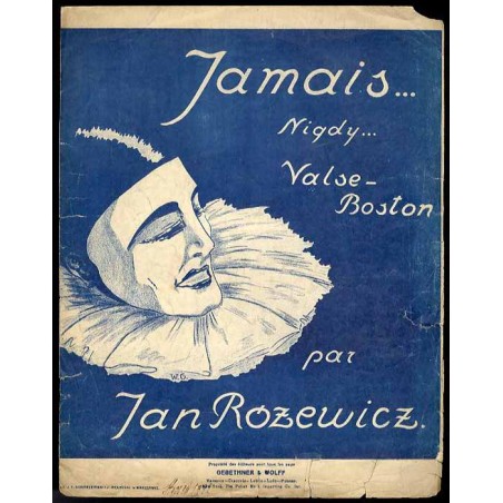 "Jamais" (Nigdy). Walc Boston. Op. 59