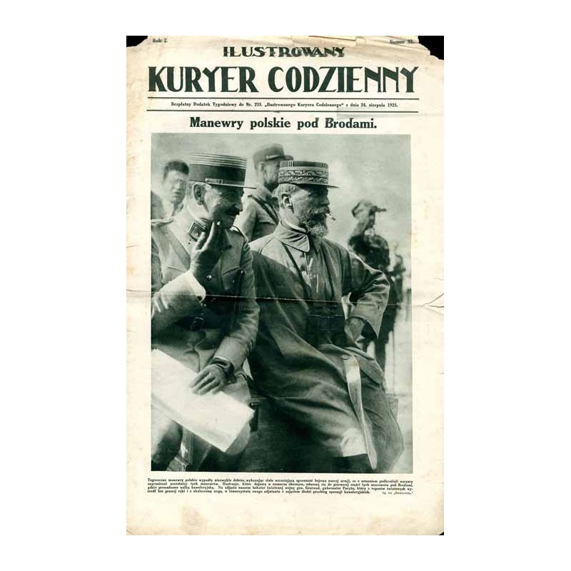 Ilustrowany Kurier Codzienny. Bezpłatny dodatek tygodniowy "Ilustrowanego Kuriera Codziennego" do nr 233. R.1 (1925). Nr 32 (24