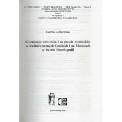 Kolonizacja niemiecka i na prawie niemieckim w średniowiecznych Czechach i na Morawach w świetle historiografii