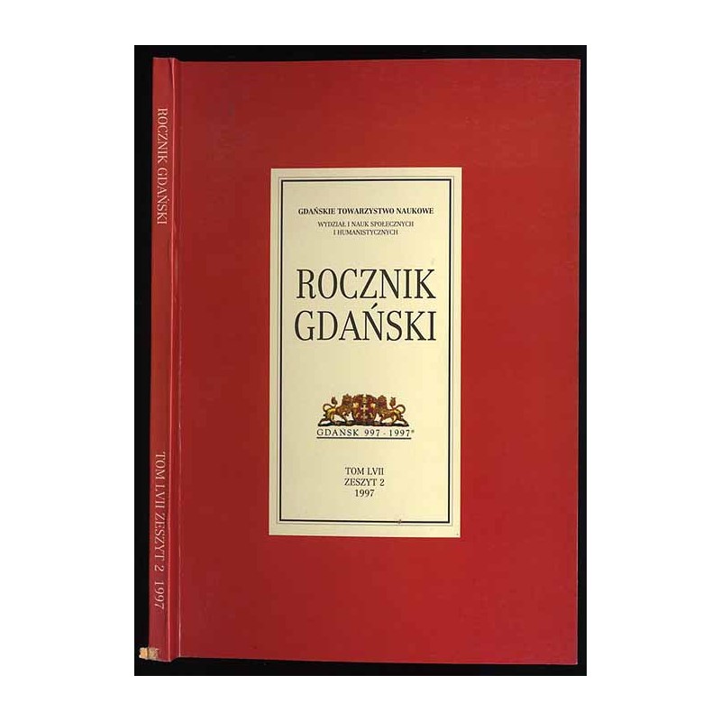 Rocznik Gdański. T.57 (1997). Z.2