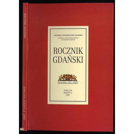 Rocznik Gdański. T.57 (1997). Z.2