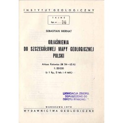 Objaśnienia do szczegółowej mapy geologicznej Polski. Arkusz Katowice (M 34 - 63 A) 1:50.000