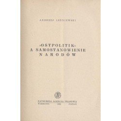 "Ostpolitik" a samostanowienie narodów