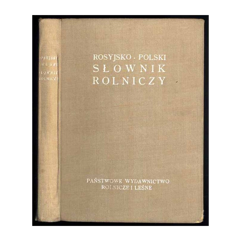Rosyjsko-polski słownik rolniczy