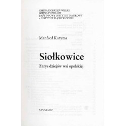 Siołkowice. Zarys dziejów wsi opolskiej