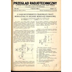 Przegląd Elektrotechniczny. Organ Stowarzyszenia Elektryków Polskich. R.17 (1935). Z.1-12 Przegląd Radjotechniczny. R.13 (1935)