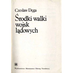 Środki walki wojsk lądowych