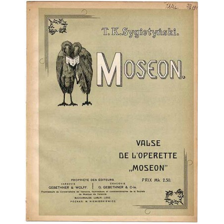 Valse de l'operette "Moseon."