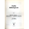 Studia Bibliologiczne. T.5 (1992): Informacja naukowa - bibliotekarstwo - zagadnienia wydawnicze