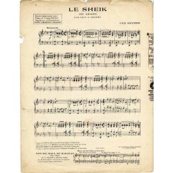 Le Sheik (of Araby). Fox-Trot et Shimmy