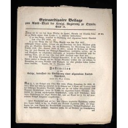 Extaordinaire Beilage zum Amts-Blatt der Königl. Regierung zu Oppeln. 1857. Stück 49