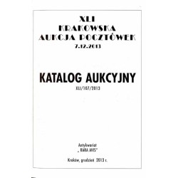 [Rara Avis] XLI Krakowska Aukcja Pocztówek. Katalog aukcyjny. 7 grudnia 2013 r