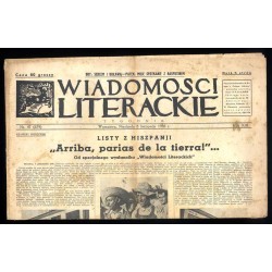 Wiadomości Literackie. Tygodnik. R.13 (1936). Nr 47 (679) (8 listopada 1936)