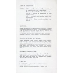 Konrad Srzednicki. Grafika [15.XII.1980]. Galeria B, Kraków