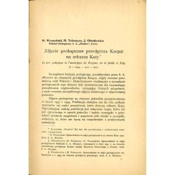 Zdjęcie geologiczne przedgórza Karpat na arkuszu Kuty