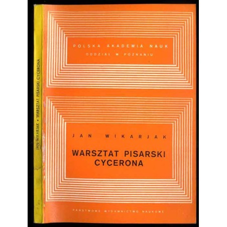 Warsztat pisarski Cycerona