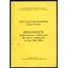 Bibliografia piśmiennictwa o literaturze dla dzieci i młodzieży za lata 1945-1956
