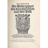 Die Wiedergeburt des Künstlerischen aus dem Volk. Ein Buch von der Kunst des Volkes und ihrer Bestätigung im Schaffen des Kindes